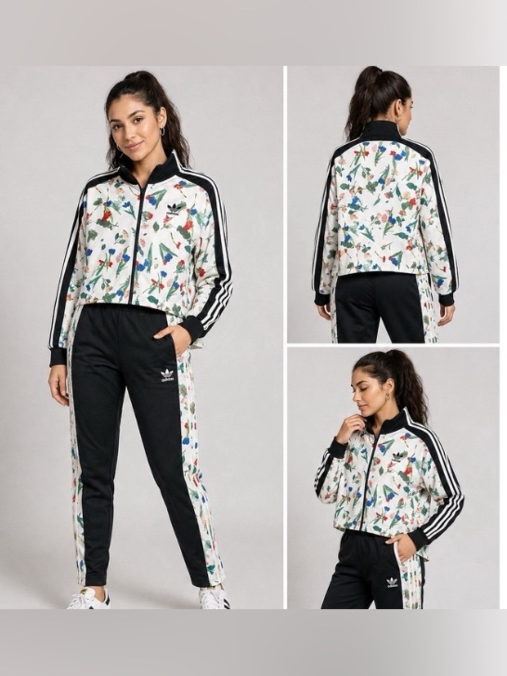 Adidas Bellista Floral Print Jacket
